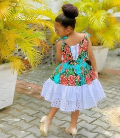 Baby Ankara Style Girl, Ankara Dress For Kids, Kids African Dresses, Kids Style Girls Fashion, Kids Ankara Styles, Ankara And Lace, African Kids Clothes, Ankara Styles For Kids