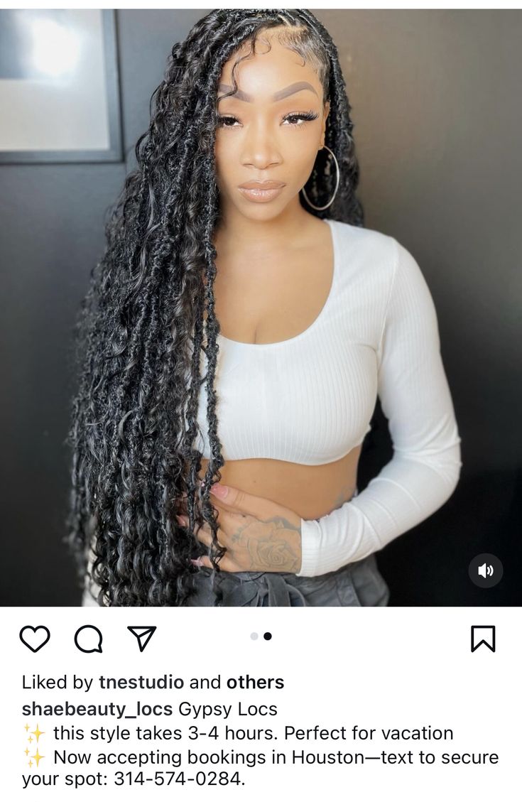 Bohemian Goddess Faux Locks, Goddess Locs With Human Hair, Simone Hicks Hairstyles, Bohemian Goddess Faux Locs Tutorial, Real Boho Locs Black Women, Bohemian Goddess Faux Locs Crochet, Boho Locs Black Women, Bohemian Goddess Locs, Boho Braided Hairstyles