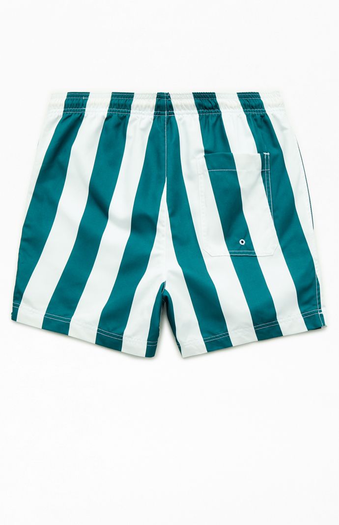 Elevate your summer style with the PacSun Playa Striped Swim Trunks, boasting bold stripes and unbeatable comfort. Featuring an elastic stretch waistline, drawstrings, and a single back pocket with a drainage hole, these trunks are equipped for all-day beach fun. Plus, with a newly improved mesh lining, you'll stay cool and comfortable while making waves in style.


	Elastic stretch waistline
	Side pockets
	Standard fit
	15" Outseam
	4.5" Inseam
	Striped
	Full mesh lining
	100% Polyeser Art Outfits, Bold Stripes, Making Waves, Mens Swim Trunks, Other Outfits, Man Swimming, Beach Fun, Stay Cool, Swim Trunks