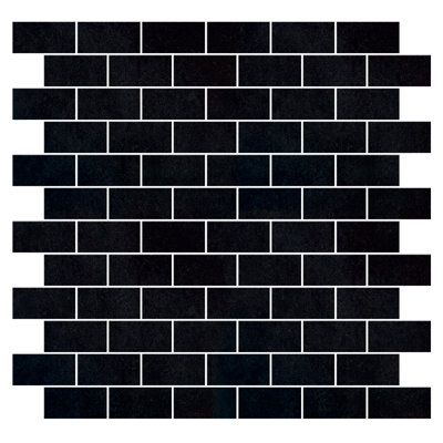 a black brick wall is shown with no bricks on the bottom and one side, as well