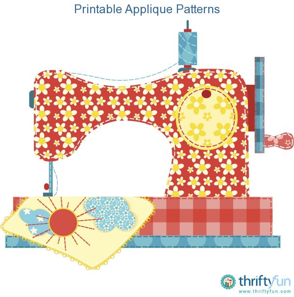 a sewing machine with a red and yellow flowered design