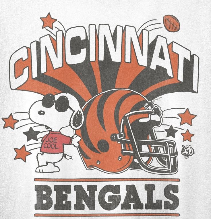 a t - shirt with an image of a football helmet and the words cincinnati on it