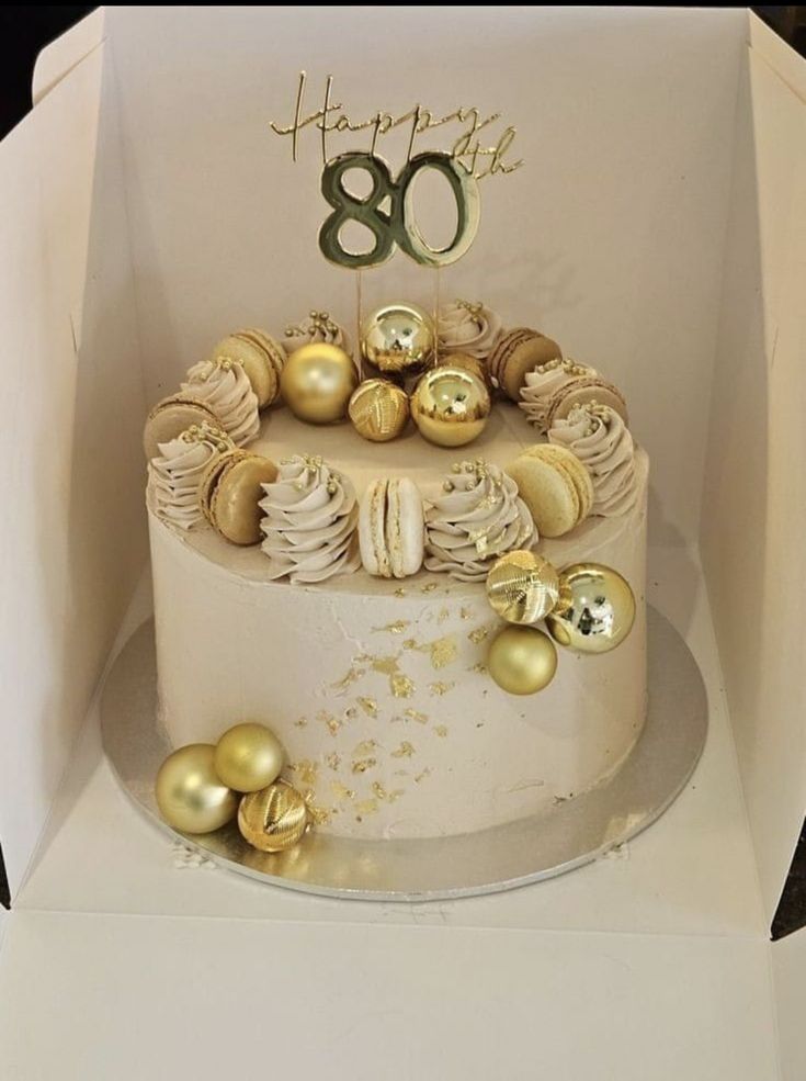 Cake Design For 80th Birthday, 80th Birthday Cake Design, 80 Bday Cake, 80 Birthday Cake Grandma, 80th Birthday Cake Ideas For Grandma, 80 Cake Birthdays, Cake For Grandma Birthday Ideas, Mens 80th Birthday Cake, 70 Years Birthday Cake