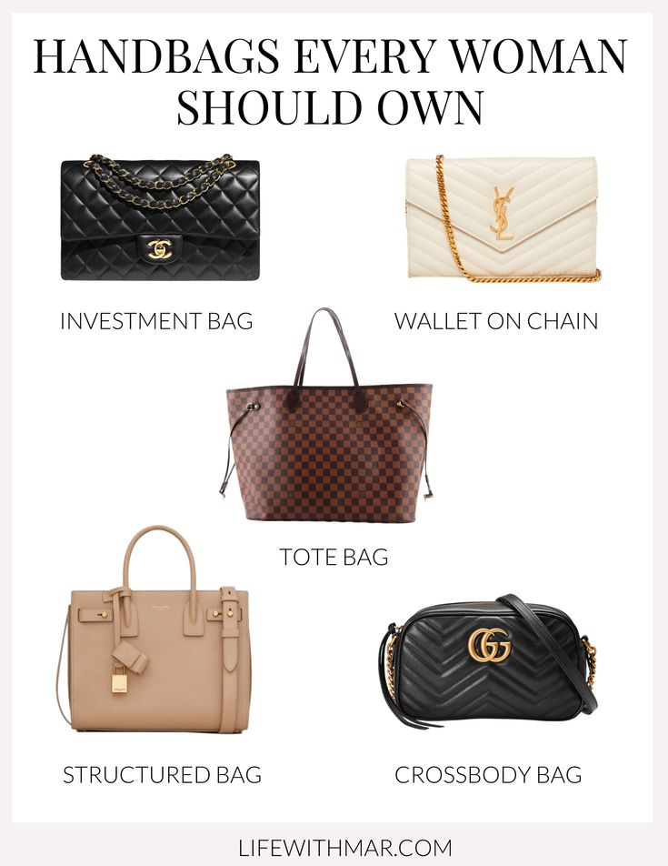 Neutral Bags Handbags, Capsule Bags Wardrobe, Favorite Designer Bags, Bag For Casual Outfit, Medium Sized Handbags, Structured Bag Outfit, Crossbody Luxury Bag, Popular Bags And Purses, Purses Every Woman Should Own