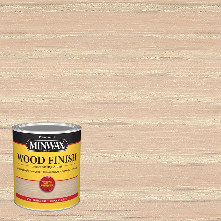 Minwax Wood Finish is a penetrating, oil-based stain that enhances wood grain with rich color in just one coat. Ideal for unfinished wood furniture, cabinets, doors, trim, molding and hardwood floors. Minwax Wood Finish Oil-based Simply White Semi-transparent Interior Stain (1-quart) | 700524444 Diy Porch Swing Bed, Interior Wood Stain, Unfinished Wood Furniture, Diy Porch Swing, Building A Patio, Cabinets Doors, Porch Swing Bed, Oil Based Stain, Wood Stain Colors