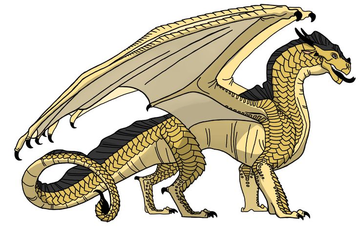 a yellow and black dragon is standing on its hind legs