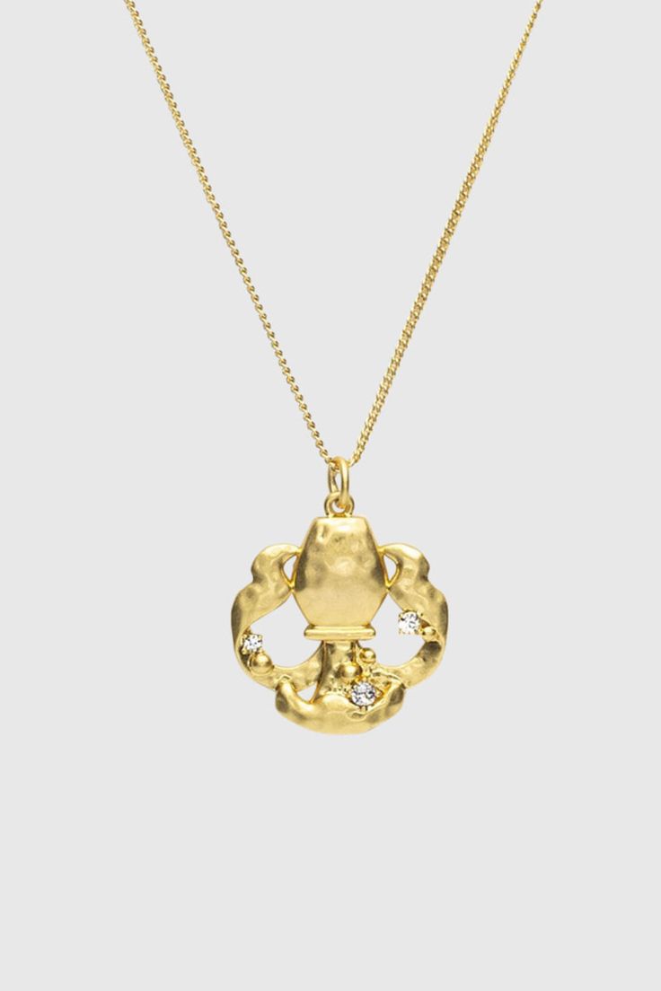 We made this necklace for all you Aquarian’s out there. Crafted from highly polished gold, it features a water-bearer pendant that’s set with dainty pavé crystals. Style #: N00088G750 Curb chain Gold plated brass 18" Length + 3" extender 0. 75" Width . | Rebecca Minkoff Aquarius Zodiac Medallion Necklace In Gold Adjustable Gold Ocean-inspired Charm Necklace, Yellow Gold Zodiac Coin Necklace, Aquarius Jewelry, Aquarius Necklace, Water Bearer, Aquarius Pendant Necklace, Aquarius Zodiac, Medallion Necklace, Rebecca Minkoff