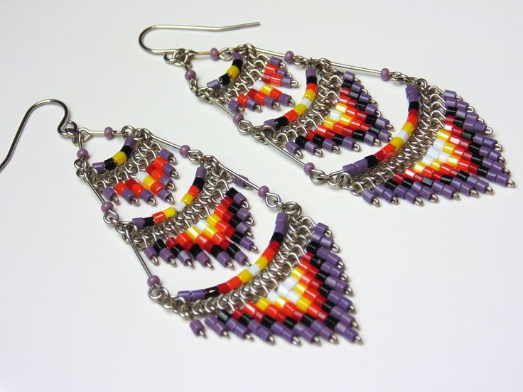 These gorgeous earrings were hand beaded in Peru. They measure 3 inches in length, 1 inch in width, with surgical steel ear wires. Santa Fe Style, Labradorite Earrings, Milwaukee Wi, Etsy Earrings Dangle, Earrings Boho, Gorgeous Earrings, Hand Beading, Boho Earrings, Ear Wires