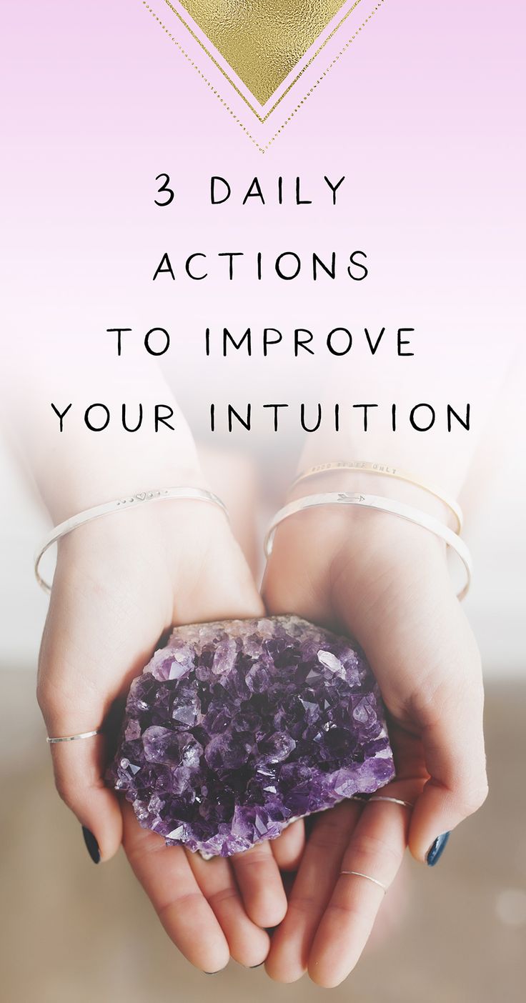 3 Daily Actions to Improve Your Intuition : Books About Intuition, Developing Your Intuition, How To Improve Intuition, How To Develop Your Intuition, Improving Intuition, Intuition Developing, Psychic Development Learning, Intuition Quotes, Intuitive Empath