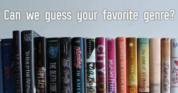 a row of books with the words can we guess your favorite gene?