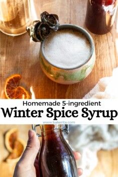 homemade 5 ingredient winter spice syrup