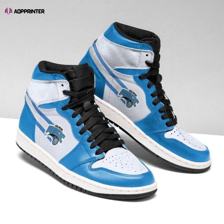 Air JD Hightop Shoes NBA Orlando Magic White Blue Air Jordan 1 High Sneakers For Men Women Tennessee Titans Football, Titans Football, Jordan Sneaker, Custom Design Shoes, Shoes Jordan, Air Jordan Sneakers, Shoes Sport, High Sneakers, Orlando Magic