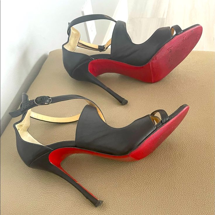 Sexy Shoes, Gently Used. New Tips In Bag Included. Purchased At Nordstrom But I Didn’t Keep The Box. Louboutin Sandals, Christian Louboutin Sandals, New Tricks, Louboutin Shoes, Christian Louboutin Shoes, The Box, Shoes Women Heels, Christian Louboutin, Shoes Heels