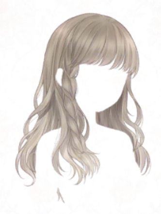 a drawing of a girl with long hair