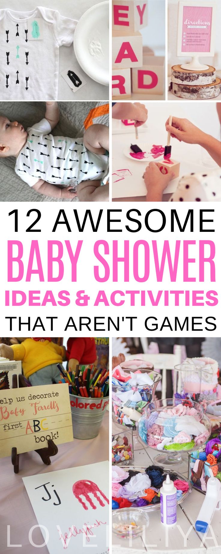 baby shower ideas and activities that aren't games