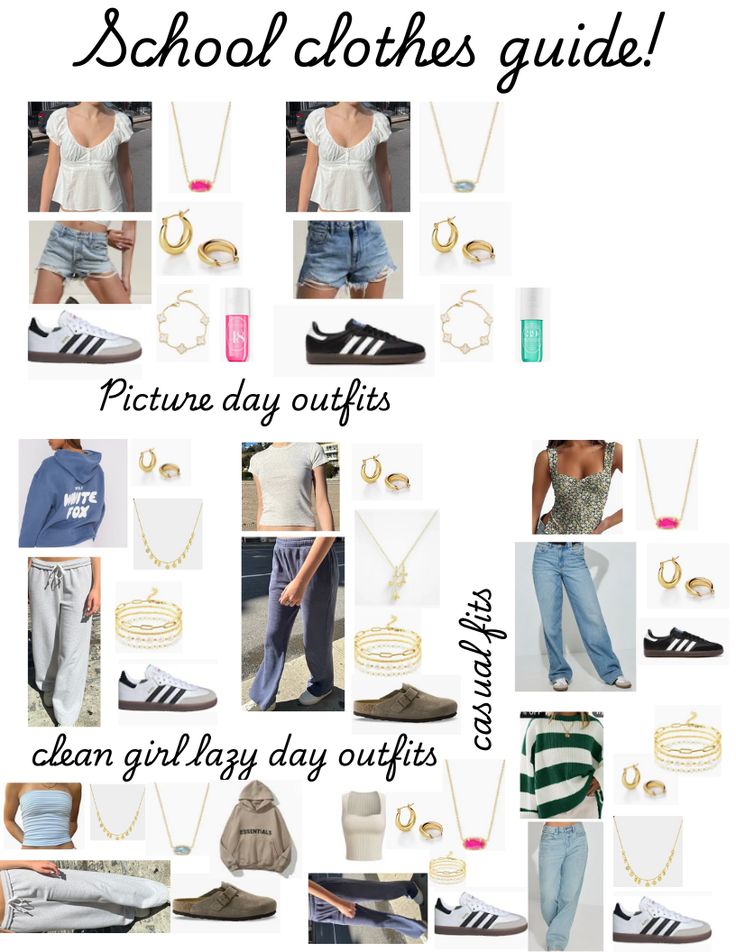 for u when u dont know what to wear! What To Wear For Picture Day, Clothes Guide, Picture Day Outfits, Lazy Day Outfits, Picture Day, Lazy Day, School Outfits, Outfit Of The Day, What To Wear