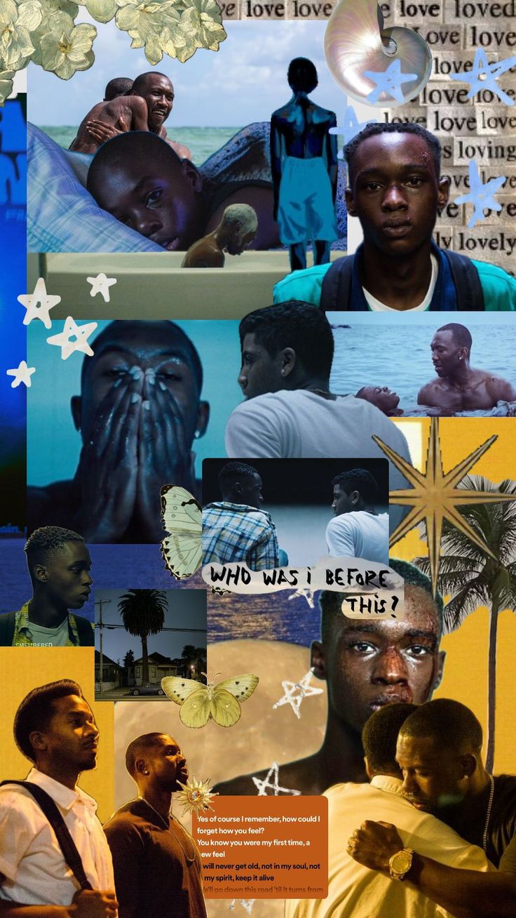 the collage has many different pictures and words on it, including one man with a cross