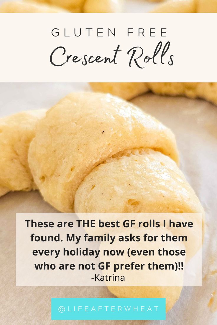 gluten free crescent rolls are the best gf rolls i have found my family asks for them every holiday now even those who are not gf prefer them