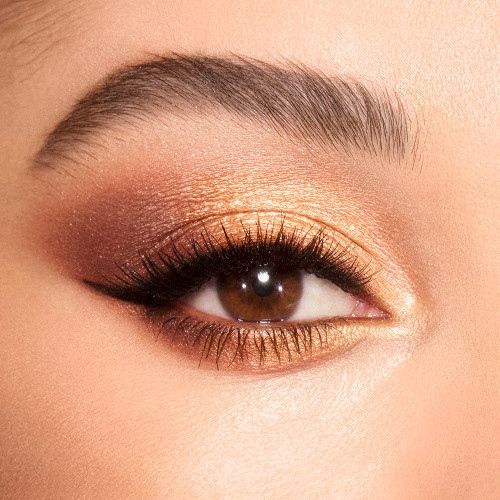 Gold Smokey Eyeshadow for Summer Luxury Palette, Copper Eyeshadow, Maquillage On Fleek, Gold Makeup Looks, Wedding Eye Makeup, Gold Eye Makeup, Eye Makeup Pictures, Gold Eyeshadow, Eye Makeup Designs