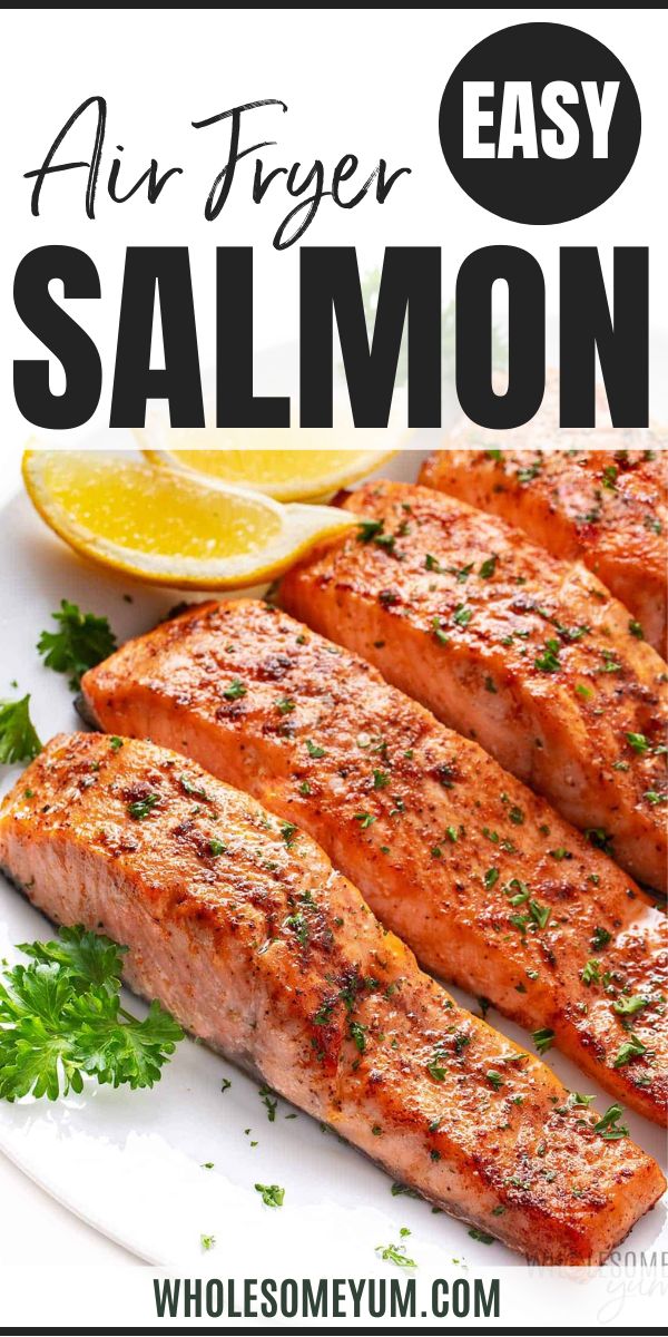 Air Fryer Salmon Recipe Cook Frozen Salmon, Salmon In Air Fryer, Salmon Filets, Air Fryer Salmon, Frozen Salmon, Easy Salmon Recipes, Salmon Filet, Air Fryer Dinner Recipes, Air Fryer Healthy