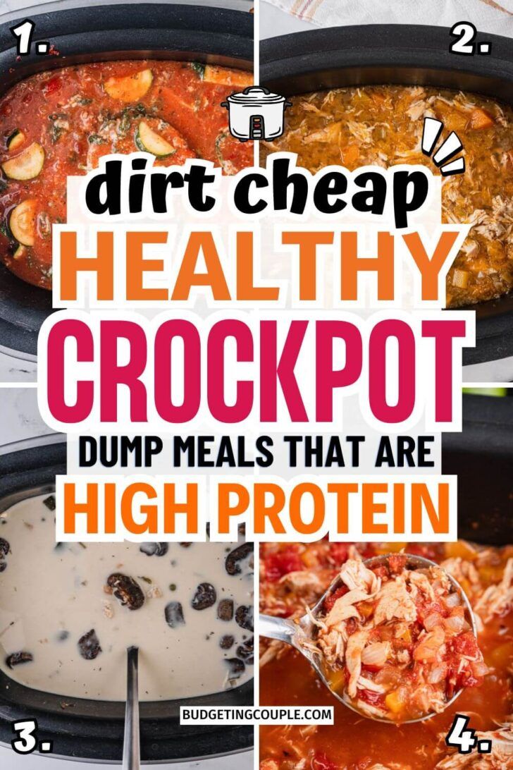 healthy crockpot meals that are high, protein and low carb options to eat