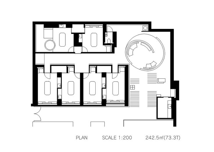 the floor plan for an office building