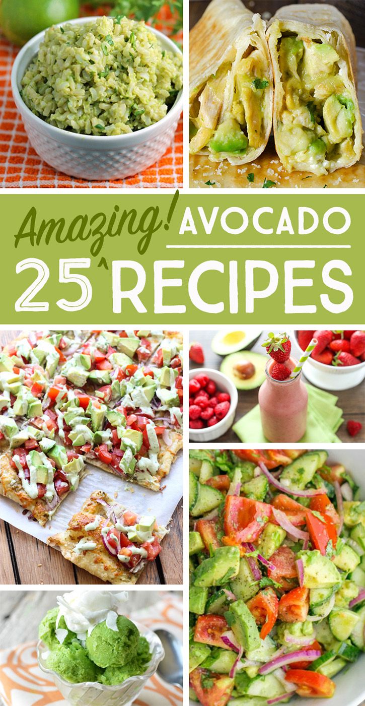 25 amazing avocado recipes