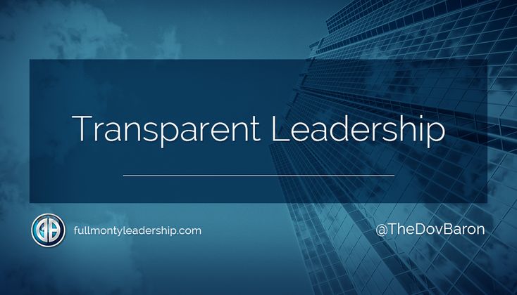 a blue background with the words transparente leadership on it and an image of skyscrapers