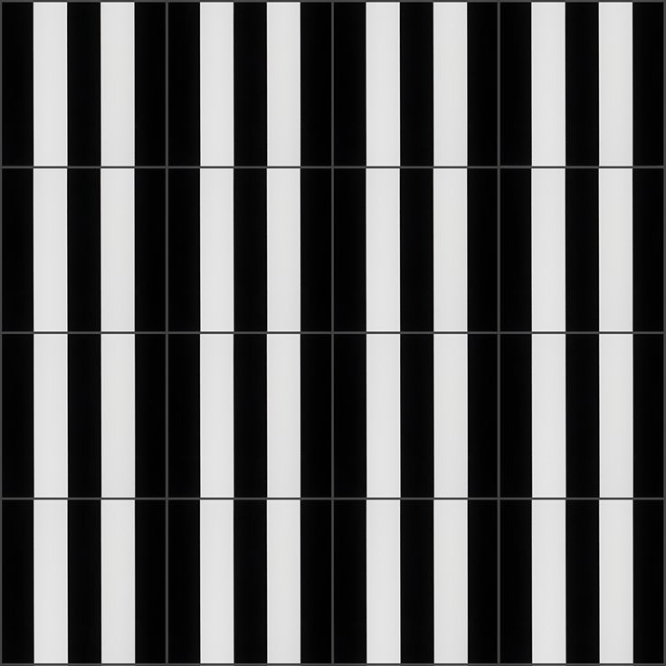 a black and white striped tile pattern