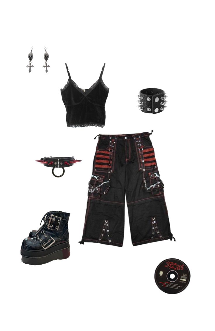 #mallgoth #goth #gothic #numetal #kittieband #deftones #slipknot #outfits #gothicstyle #gothgirl #gothcore Summer Mall Goth Outfits, Mall Goth Accessories, My Metal Outfits, Numetal Clothes, Mall Goth Summer Outfits, Mall Goth 90s Outfits, Goth Summer Clothes, Metalhead Summer Outfits, Metal Summer Outfit