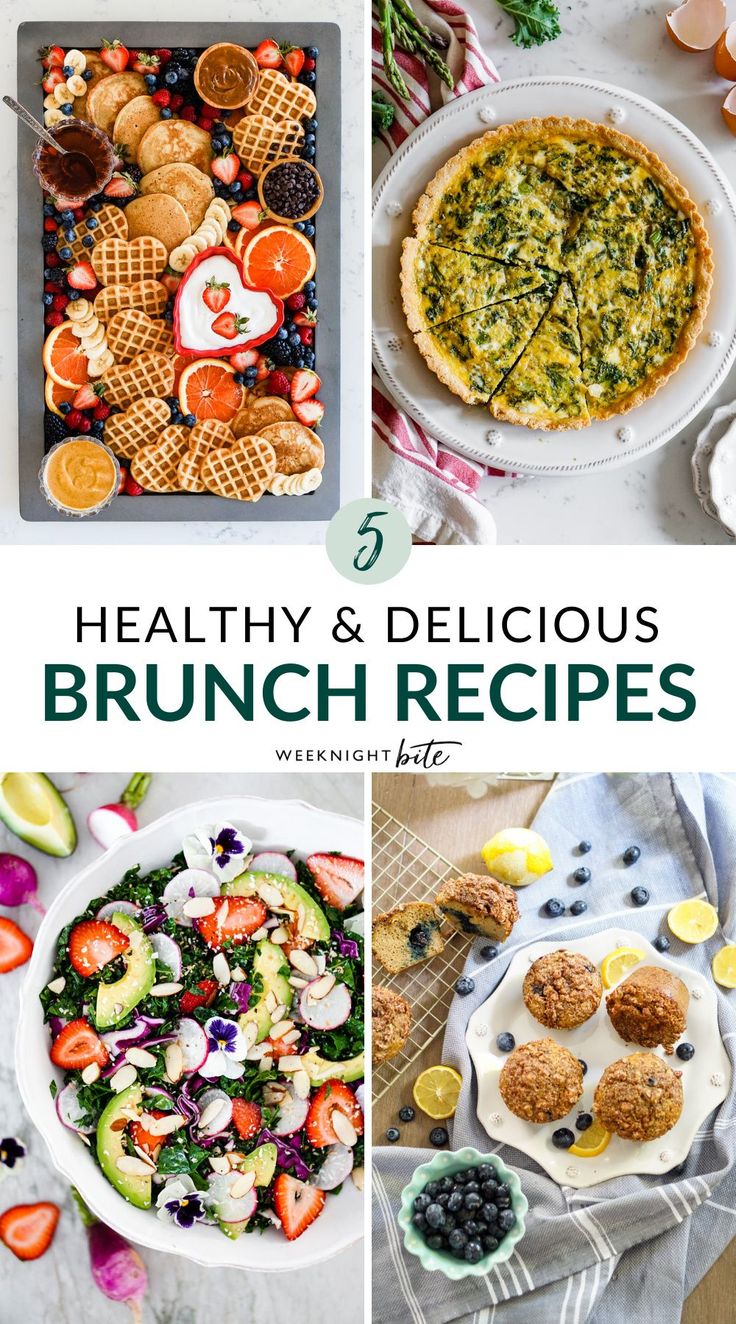 the top 5 healthy and delicious brunch recipes to try out this week's menu