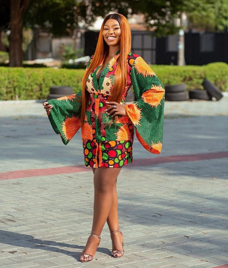 50 Beautiful Simple Ankara Gown Styles For 2021 | ThriveNaija Ankara Short Gown Styles 2023, Simple Flare Dress, Ankara Gown Style, Simple Ankara Gown Styles, Simple Ankara Gowns, Ankara Fashion Styles, Latest Ankara Short Gown, Mini Gown, Beautiful Ankara Styles