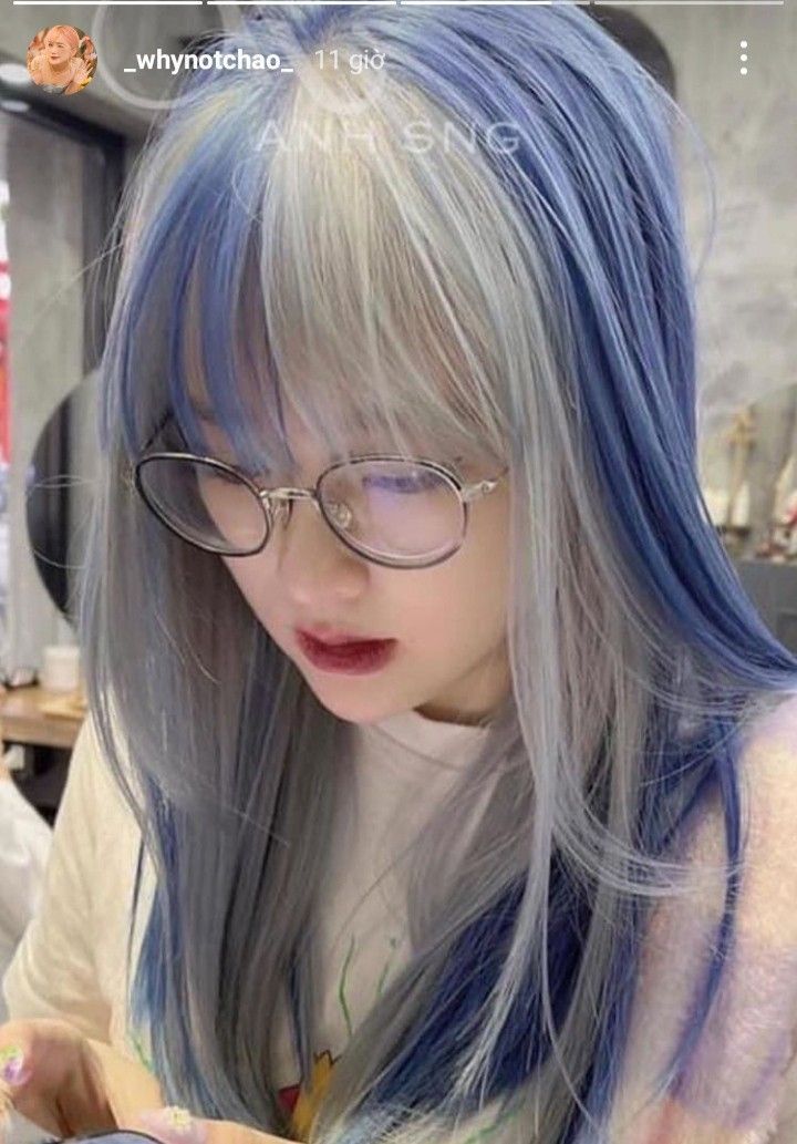 Korean Hair Color, Hair Color Underneath, Hair Color Streaks, Dye Ideas, Pretty Hair Color, Hair Stylies, Hair Color Blue, Dye My Hair, Hair Dye Colors