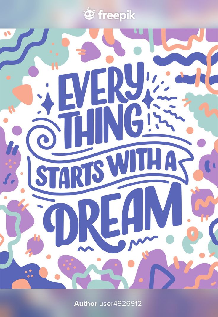 Inspirational quote about dream Vector Quote Template Design, Dream Again, Cute Typography, Lettering Guide, Unique Quotes, Hand Lettering Quotes, Hand Drawn Lettering, Visual Marketing, Typography Poster Design