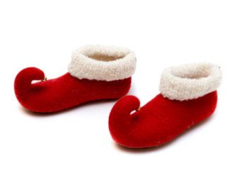 elf – Etsy Elf Rouge, Slippers For Christmas, Grinch Shoes, Elf Slippers, Elf Boots, Fairy Shoes, Felt Slippers, Elf Shoes, Christmas Slippers