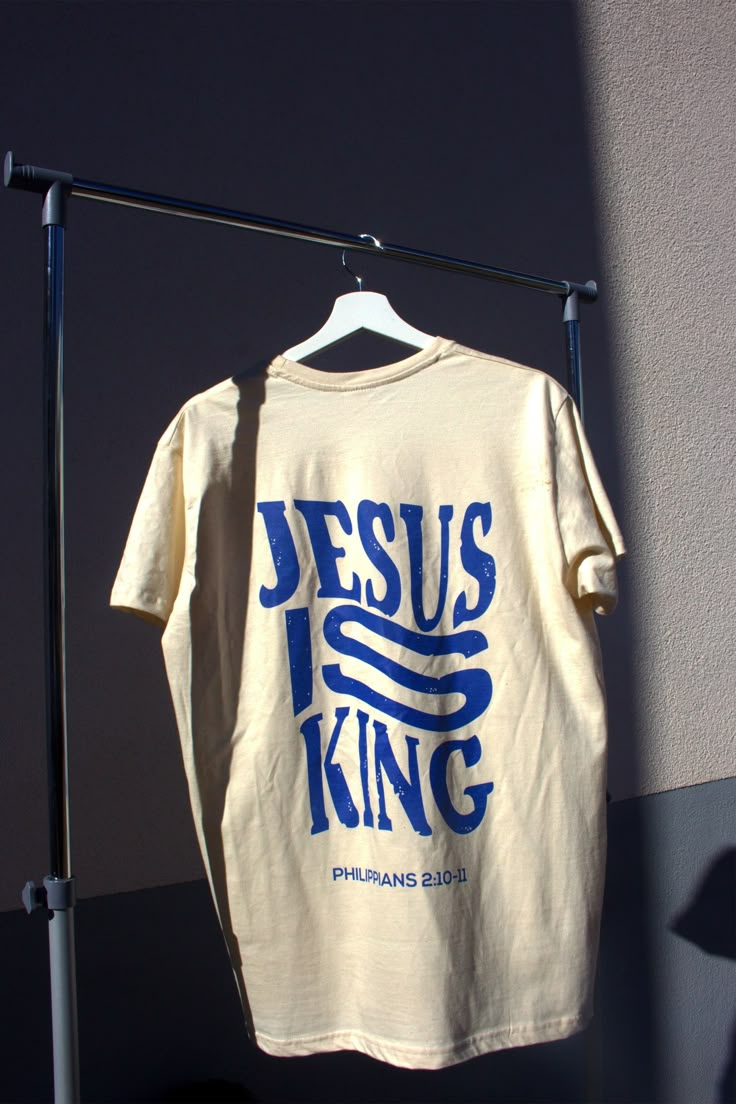 Jesus is King, Aesthetic Shirt, Christian Shirt, Gift for Friend, Christian T-Shirt, Christian Ffaith Gifts, Friend Gift Jesus Merch, Church Tshirts, Grace Clothing, Church Merch, King Aesthetic, Christian Clothes, Christian Tshirt Design, Jesus Clothes, Christian Shirts Designs