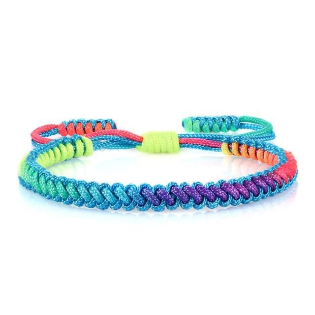 Fun Rainbow Rope Bracelet Styles! These fun-colored rope bracelets make excellent gifts! Available with purple accenting rope or blue acceting rope, plus a set for both types. Size Adjustable from 17cm - 27cm (6.5" - 10.5"). NOT SOLD IN STORES Get one for yourself or your friends/family.Bring luck to your whole family. VERY LIMITED STOCK! We sell out often. Consider buying two or more. Click "ADD TO CART" now to grab yours. * Please allow 2-4 weeks Shipping time (to be safe) for your item to reach you :) Product Details: Item Type: Rainbow Rope Bracelet Material: Wax Rope Length: Adjustable from 17cm - 27cm (6.5" - 10.5") Casual Blue Braided Bracelets, Casual Purple Friendship Bracelets With Sliding Knot, Casual Rainbow Bracelets With Sliding Knot, Casual Purple Braided Bracelet As Gift, Casual Rainbow Jewelry With Adjustable Cord, Blue Adjustable Braided Bracelet, Blue Friendship Braided Bracelets, Casual Rainbow Friendship Bracelets With Sliding Knot, Trendy Blue Braided Bracelet With Sliding Knot