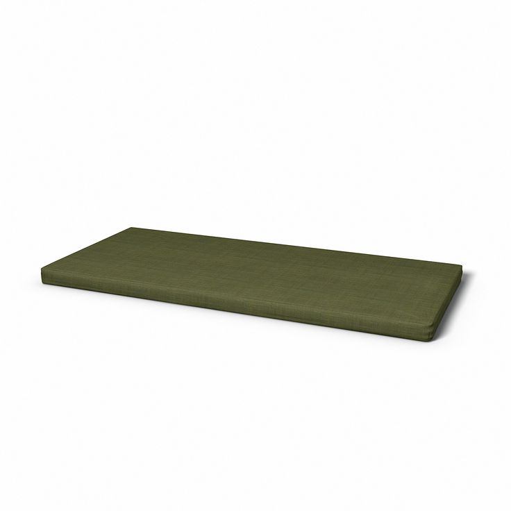 a green mat on a white background