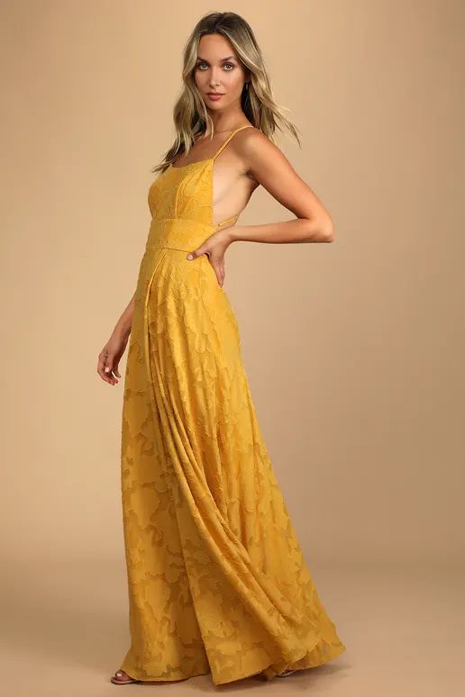 Stylish Bridesmaid Dresses | Shop Maid of Honor Dresses - Lulus Lulus Maxi Dress, Perfect Bridesmaid Dress, A Line Maxi Dress, Floral Chiffon Dress, Dress Gold, Let It Go, Halter Maxi Dresses, Chiffon Maxi Dress, Tiered Maxi Dress