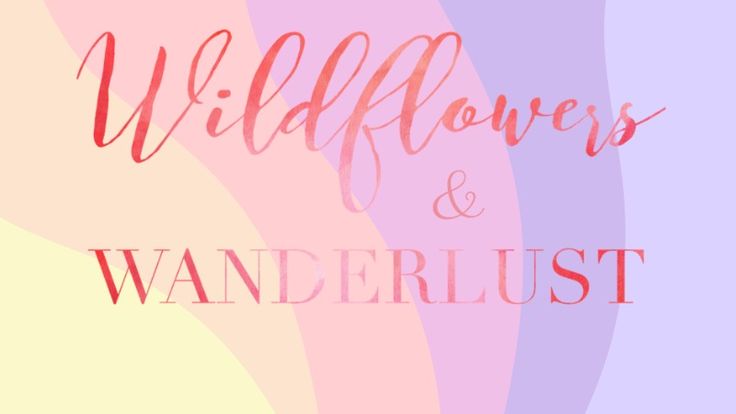 Wildflowers&Wanderlust | DIY Crafts | SVG Files | Bullet Journals