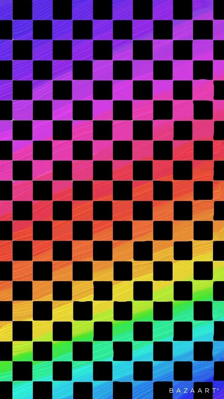 an image of a multicolored checkerboard pattern that looks like it has been created