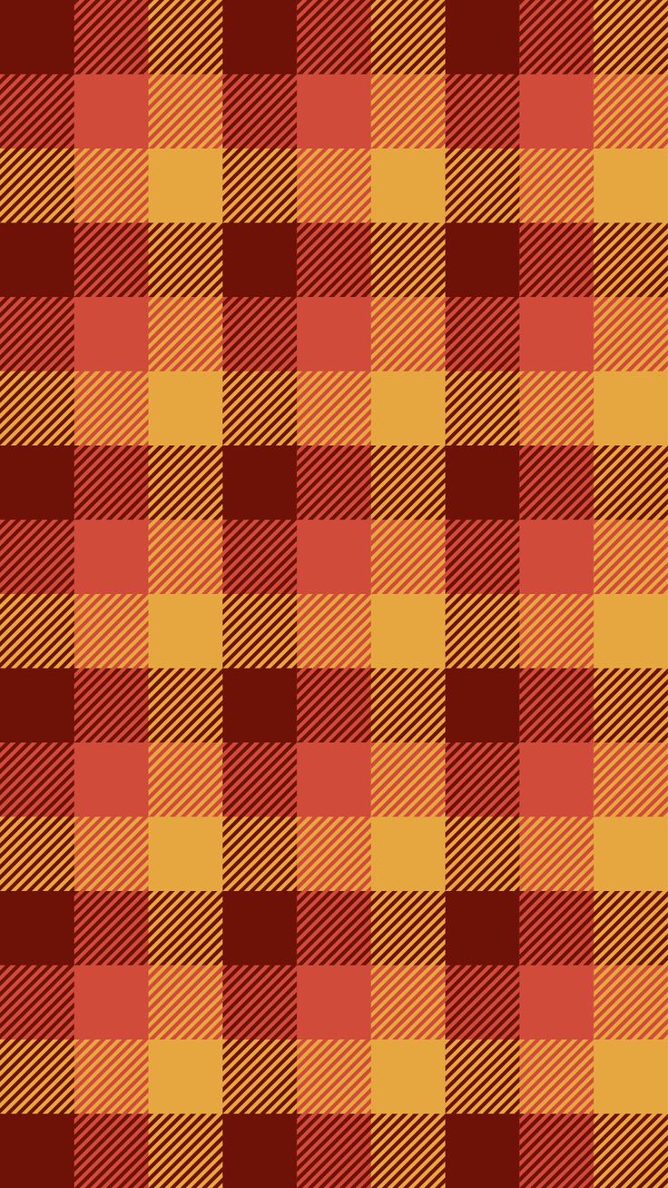 an orange and red plaid pattern that looks like it has been made into a fabric