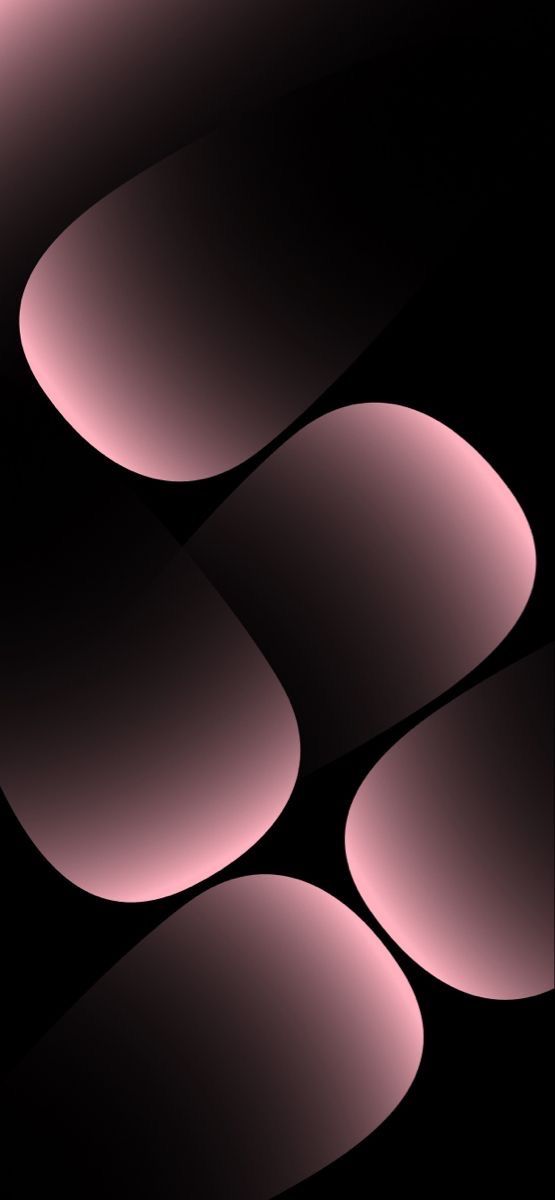 an abstract background with circles in pink and black colors on a dark background, which appears to be made out of paper