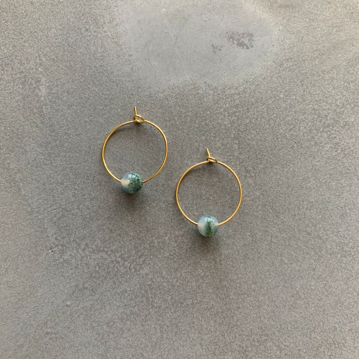 MIN-E03 – Fashville Designs, LLC. Jade Hoop Earrings For Gift, Handmade Hoop Jade Jewelry, Handmade Jade Hoop Jewelry, Green Hoop Earrings With Natural Stones For Gift, Gold Jade Hoop Jewelry, Handmade Jade Hoop Earrings, Jade Hoop Earrings As Gift, Elegant Green 14k Gold Filled Hoop Earrings, Green Jade Hoop Jewelry