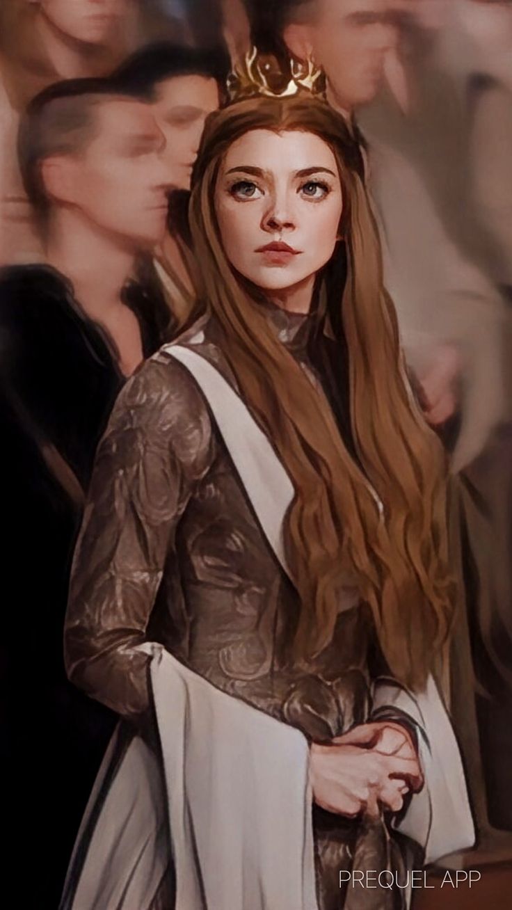 Characters of George RR Martin's saga: A Song of Ice and Fire Margaery Tyrell Book Art, Tommen Baratheon Aesthetic, Joffrey Baratheon Fanart, Hightower Game Of Thrones, Margaery Tyrell Fanart, Margaery Tyrell Art, Mace Tyrell, Alerie Hightower, Lady Margaery