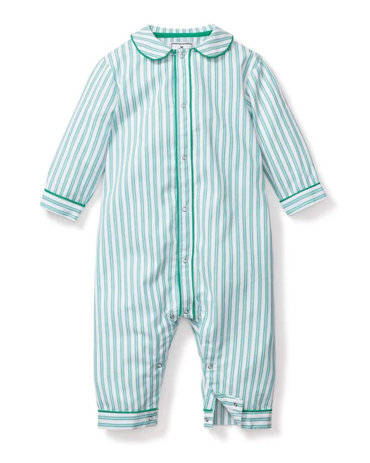 Infant's Arctic Express Cambridge Romper | Petite Plume | Over The Moon Elegant Cotton Relaxed Fit Sleepwear, Elegant Cotton Nightgown For Sleepover, Classic Cotton Sleepwear For Pajama Party, Classic Cotton Summer Sleepwear, Elegant Cotton Sleepwear For Home, Classic Cotton Sleepwear For Spring, Classic Sleepwear For Pajama Party In Spring, Elegant Long Sleeve Cotton Sleepwear, Classic Cotton Nightgown For Sleep