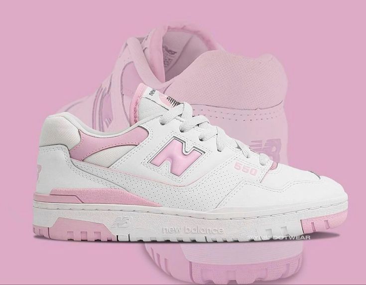 New Balance 550 Pink, Trendy Shoes Sneakers, Pretty Shoes Sneakers, 401k, Shoes Outfit Fashion, Cute Nike Shoes, Fancy Shoes, Shoe Inspo, Aesthetic Shoes