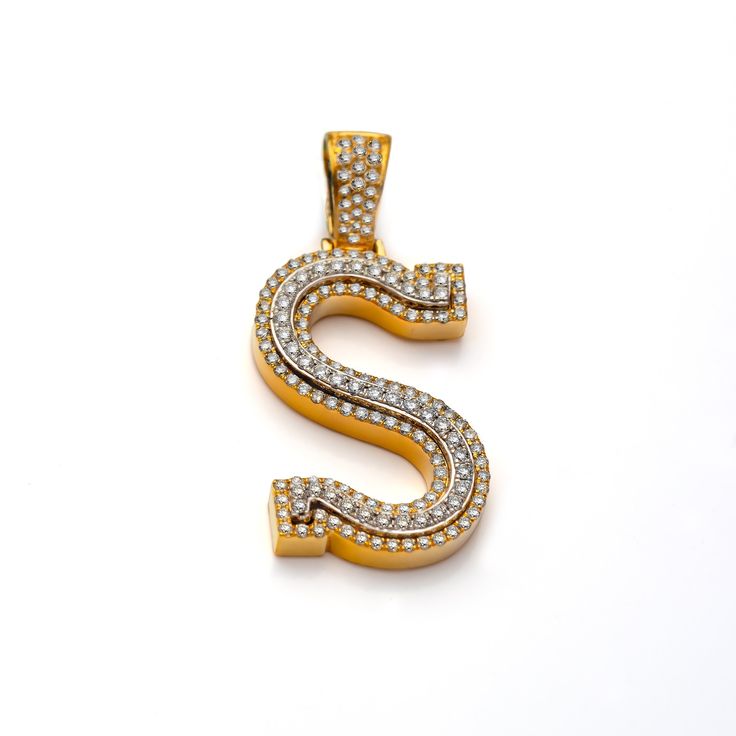 Introducing LoveBling's Diamond Block Letter Initial Pendant collection: a fusion of real gold and genuine diamonds. Each pendant is meticulously crafted to showcase superior quality and authentic luxury. Length: 1.60" Width: 0.90" Height: 0.20" Weight: From 1.1 ctw up to 2.25 ctw (Dimensions and weight may vary depending on the letter) Personalized Luxury Diamond Jewelry, Luxury Personalized Diamond Jewelry, Luxury Cubic Zirconia Initial Pendant Jewelry, Personalized Diamond White Jewelry For Formal Occasions, Luxury Jewelry Pendant For Anniversary, Yellow Gold Cubic Zirconia Initial Pendant, Luxury Diamond White Initial Pendant Jewelry, Luxury Initial Pendant Jewelry With Diamond Accents, Formal Initial Pendant Jewelry In Cubic Zirconia