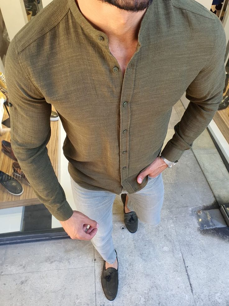 Collection: Spring – Summer 2020 Shirt Material: 100% cotton Available Size: S-M-L-XL-XXL Machine Washable: No Fitting: Slim-Fit Package Include: Shirt Only Dry Clean Only Cotton Shirt, Men Sweater, Spring Summer, Slim Fit, My Style, Mens Tshirts, Mens Tops