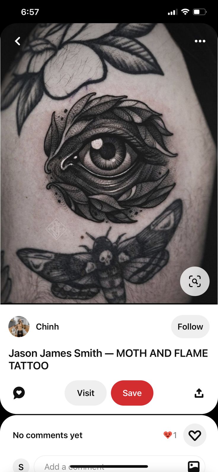 an image of a tattoo on the app